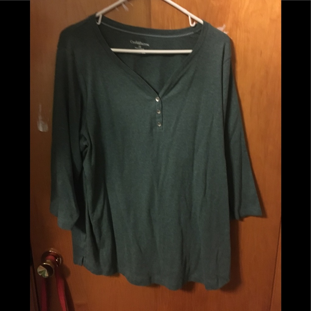 Green shirt